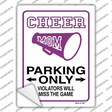 Cheer Mom Only Novelty Rectangle Sticker Decal