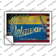 Hello From Delaware Novelty Postcard Sticker Decals