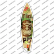Tiki Bar Novelty Surfboard Sticker Decal
