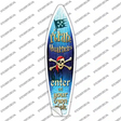 Pirate Quarters Novelty Surfboard Sticker Decal