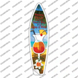 Happy Hour Novelty Surfboard Sticker Decal