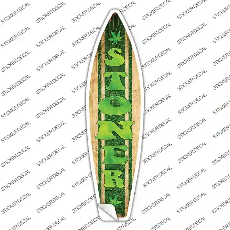 Stoner Novelty Surfboard Sticker Decal