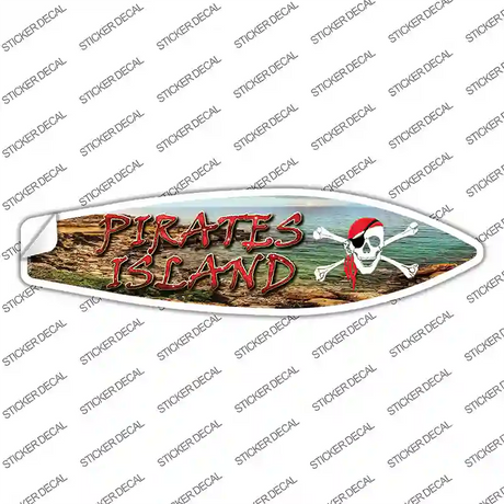 Pirates Island Novelty Novelty Surfboard Sticker Decal