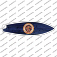 Minnesota State Flag Novelty Surfboard Sticker Decal