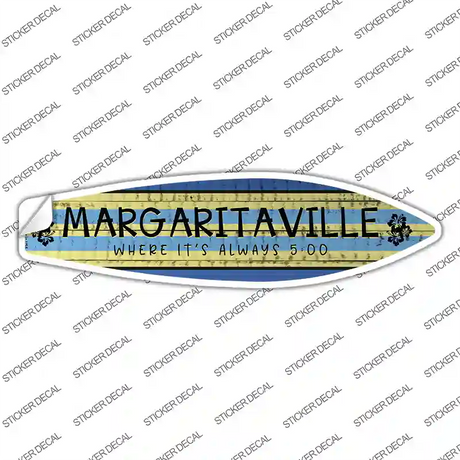 Margaritaville Novelty Surfboard Sticker Decal
