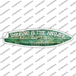 Surfing Is The Answer Novelty Surfboard Sticker Decal