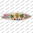 Drink One With The Tiki Novelty Surfboard Sticker Decal