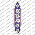 Purple And White Flowers Novelty Surfboard Sticker Decal
