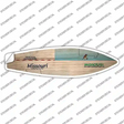 Missouri License Plate Novelty Surfboard Sticker Decal