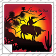 End Of Trail Novelty Square Sticker Decal