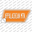 Appalachian Mtn Novelty Tennessee Shape Sticker Decal