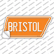 Bristol Novelty Tennessee Shape Sticker Decal