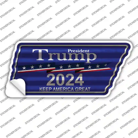 Trump 2024 Novelty Corrugated Tennessee Shape Sticker Decal