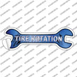 Tire Rotation Novelty Wrench Sticker Decal