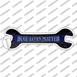 Blue Lives Matter Novelty Wrench Sticker Decal