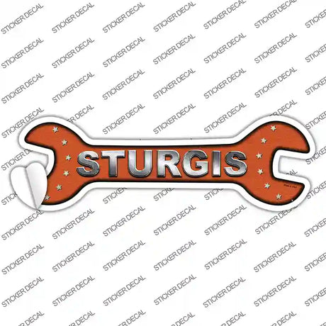 Sturgis Novelty Wrench Sticker Decal