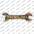 Grandads Tools Novelty Wrench Sticker Decal