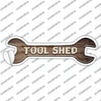 Tool Shed Novelty Wrench Sticker Decal