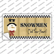 Snowmen Melt Your Heart Novelty Sticker Decal
