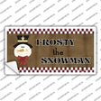 Frosty The Snowman Novelty Sticker Decal
