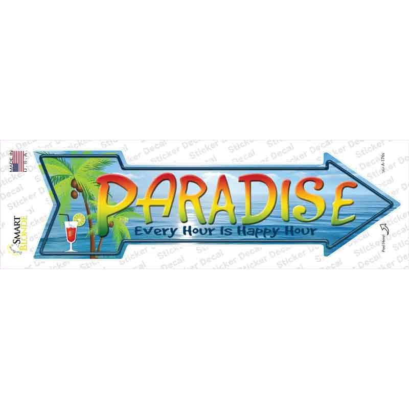 Paradise Novelty Arrow Sticker Decal