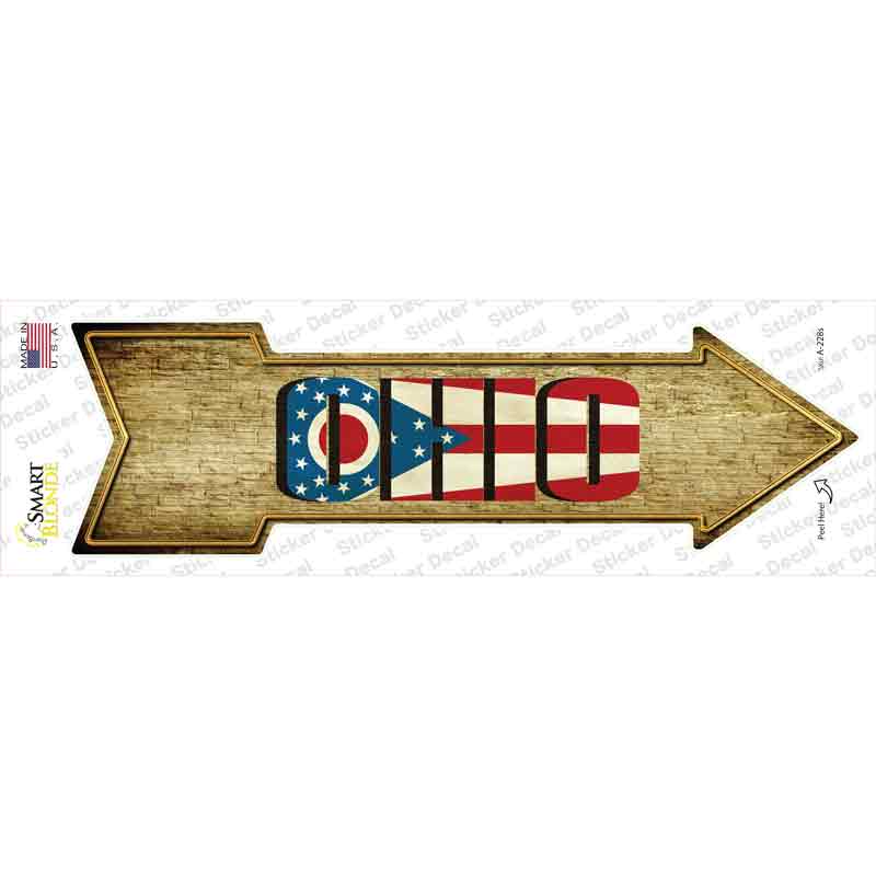 Ohio Novelty Arrow Sticker Decal