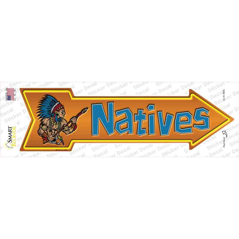 Natives Novelty Arrow Sticker Decal
