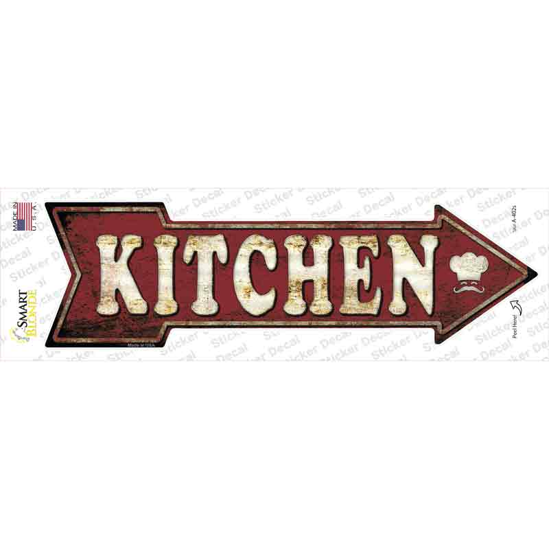 Kitchen Novelty Arrow Sticker Decal