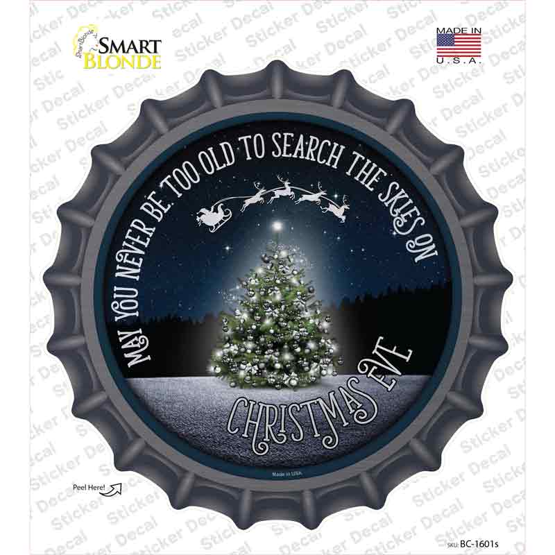 Search The Skies Novelty Bottle Cap Sticker Decal