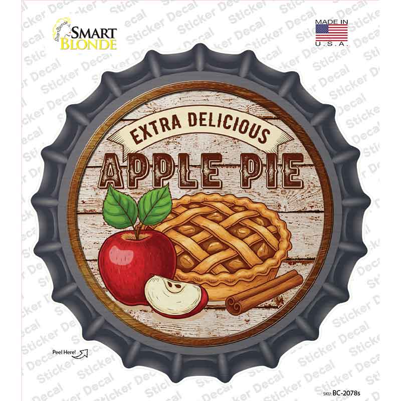 Apple Pie Novelty Bottle Cap Sticker Decal BC-2078s