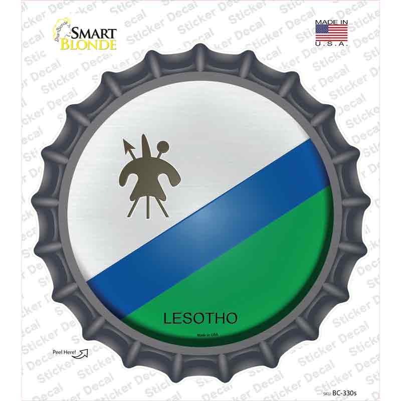 Lesotho Country Novelty Bottle Cap Sticker Decal