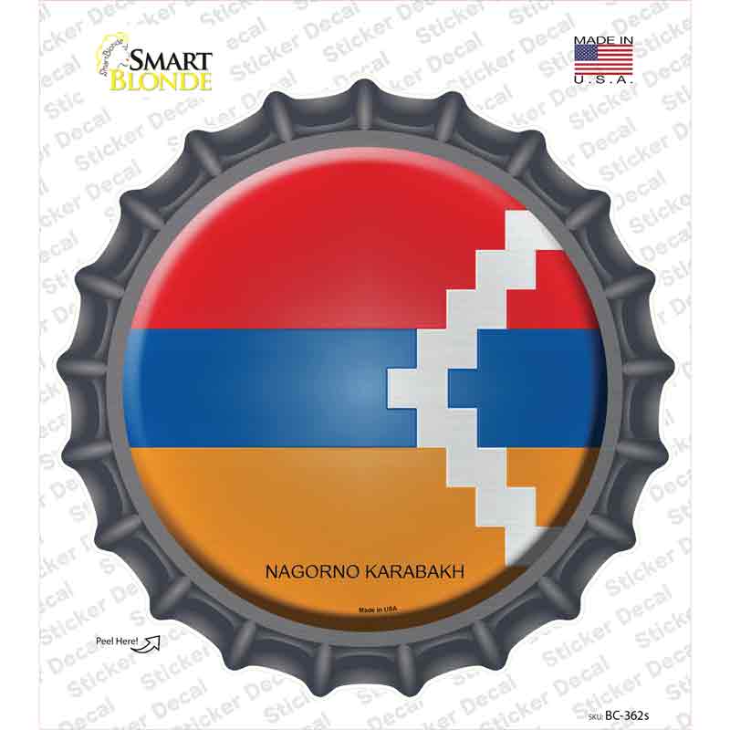 Nagorno Karabakh Country Novelty Bottle Cap Sticker Decal