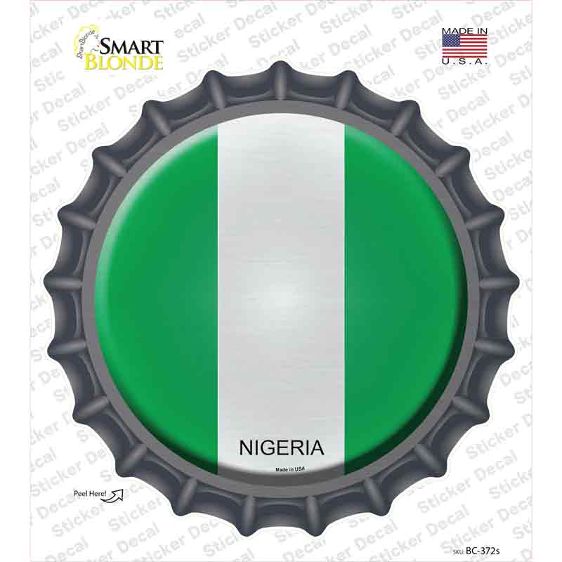 Nigeria Country Novelty Bottle Cap Sticker Decal