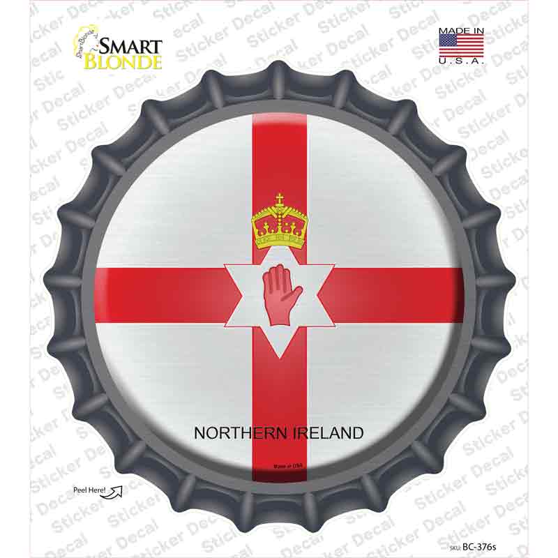 Northern Ireland Country Novelty Bottle Cap Sticker Decal