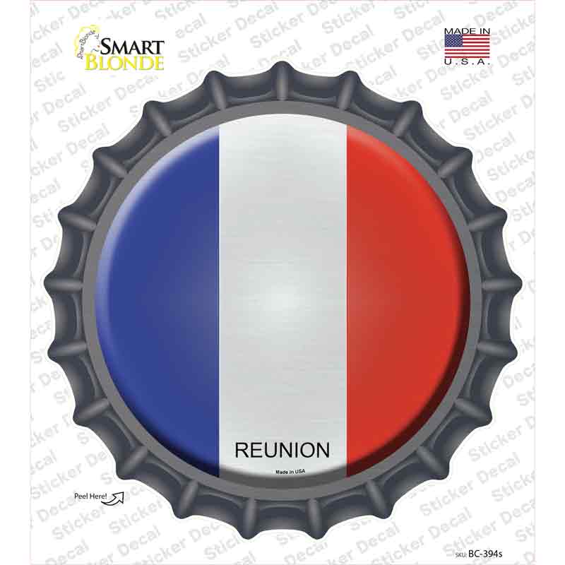 Reunion Country Novelty Bottle Cap Sticker Decal