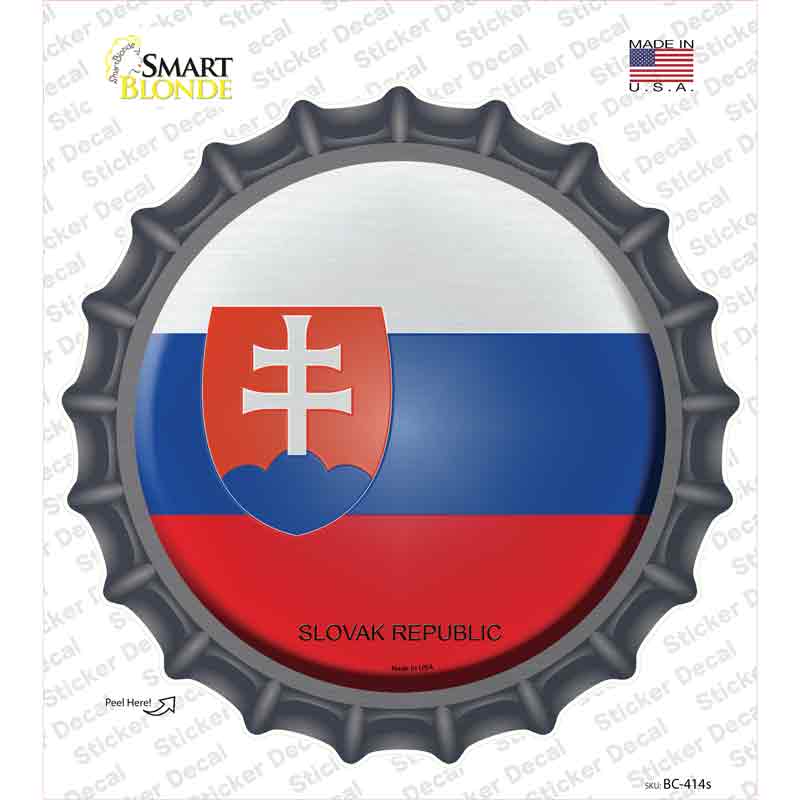 Slovak Republic Country Novelty Bottle Cap Sticker Decal