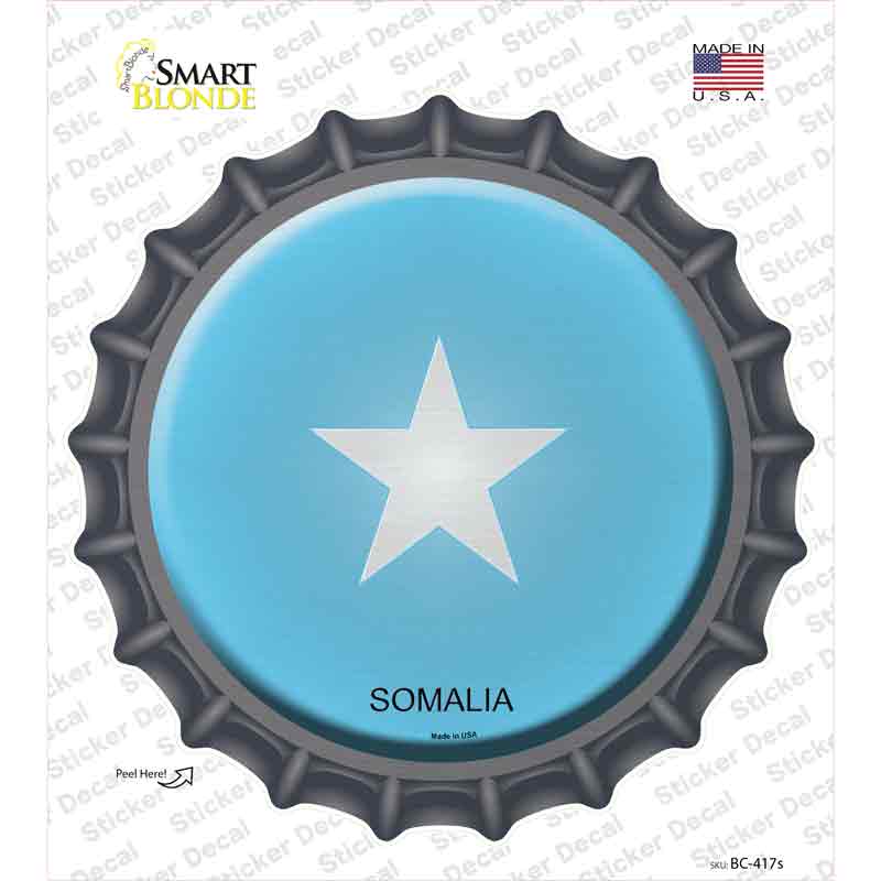 Somalia Country Novelty Bottle Cap Sticker Decal