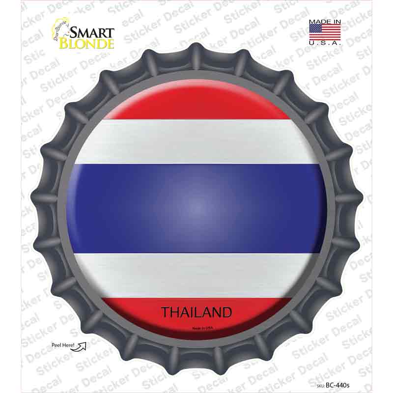 Thailand Country Novelty Bottle Cap Sticker Decal