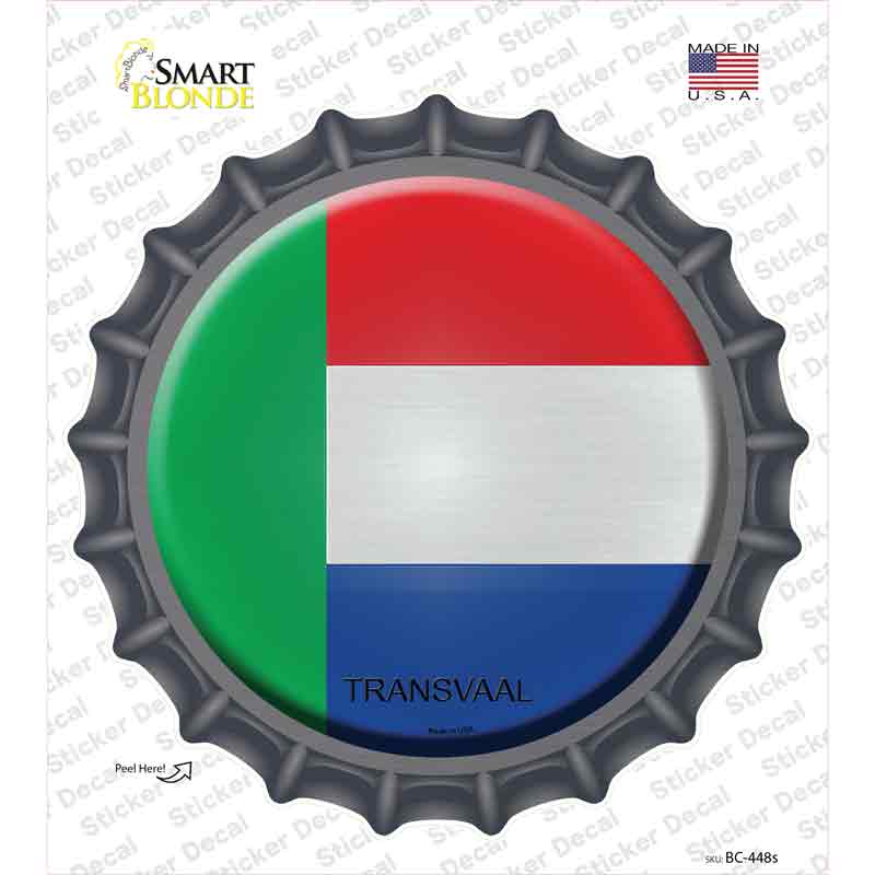 Transvaal Country Novelty Bottle Cap Sticker Decal