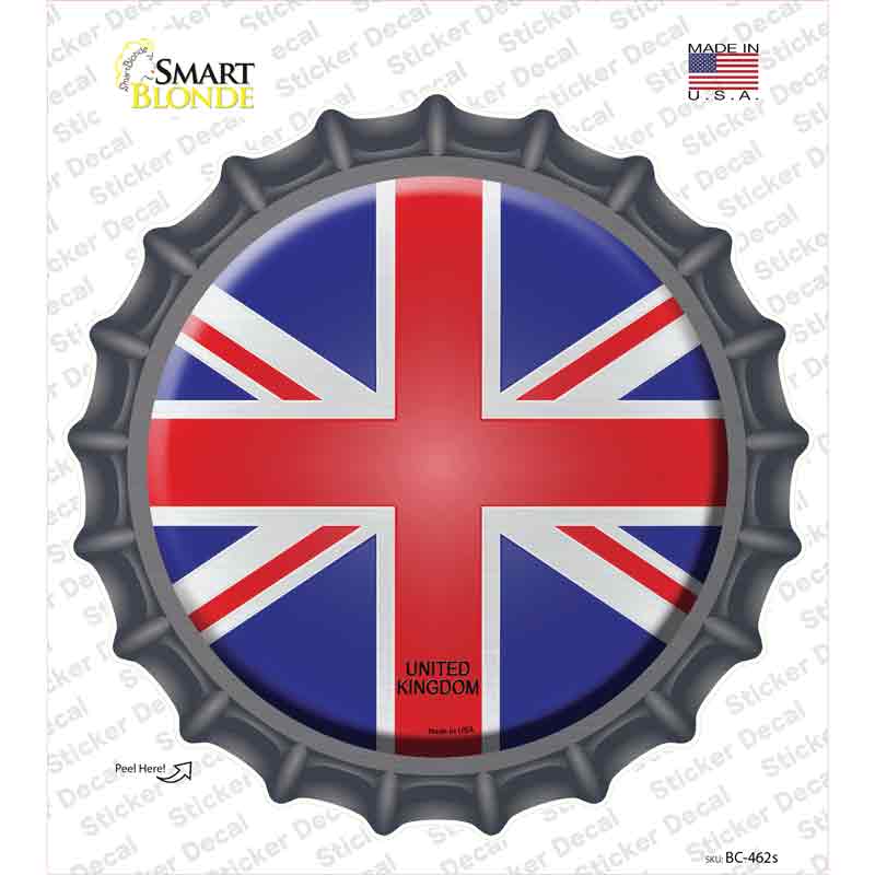 United Kingdom Country Novelty Bottle Cap Sticker Decal