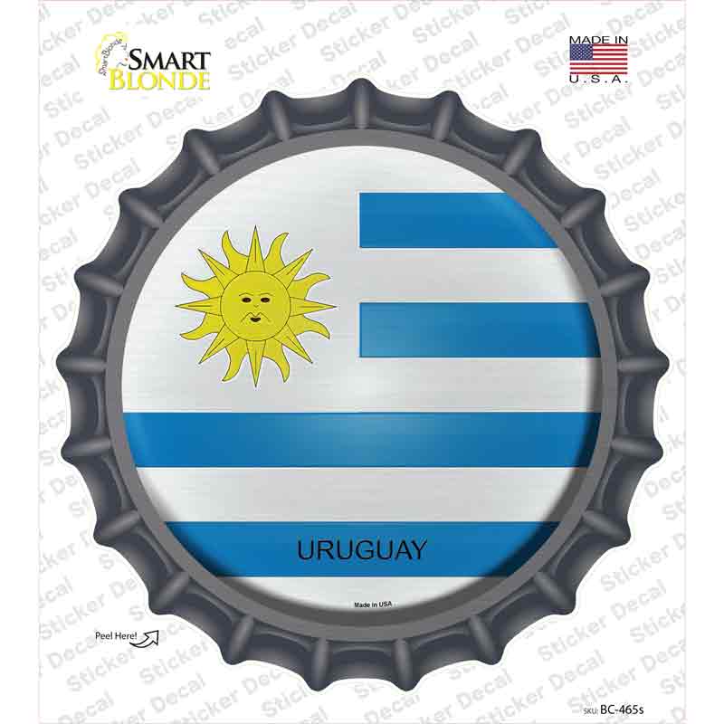 Uruguay Country Novelty Bottle Cap Sticker Decal