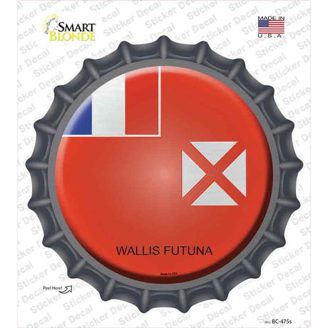 Wallis Futuna Country Novelty Bottle Cap Sticker Decal