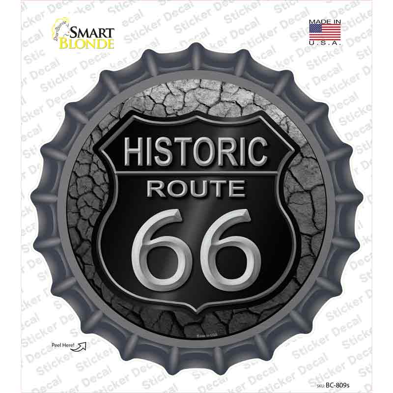 Historic Route 66 Novelty Bottle Cap Sticker Decal