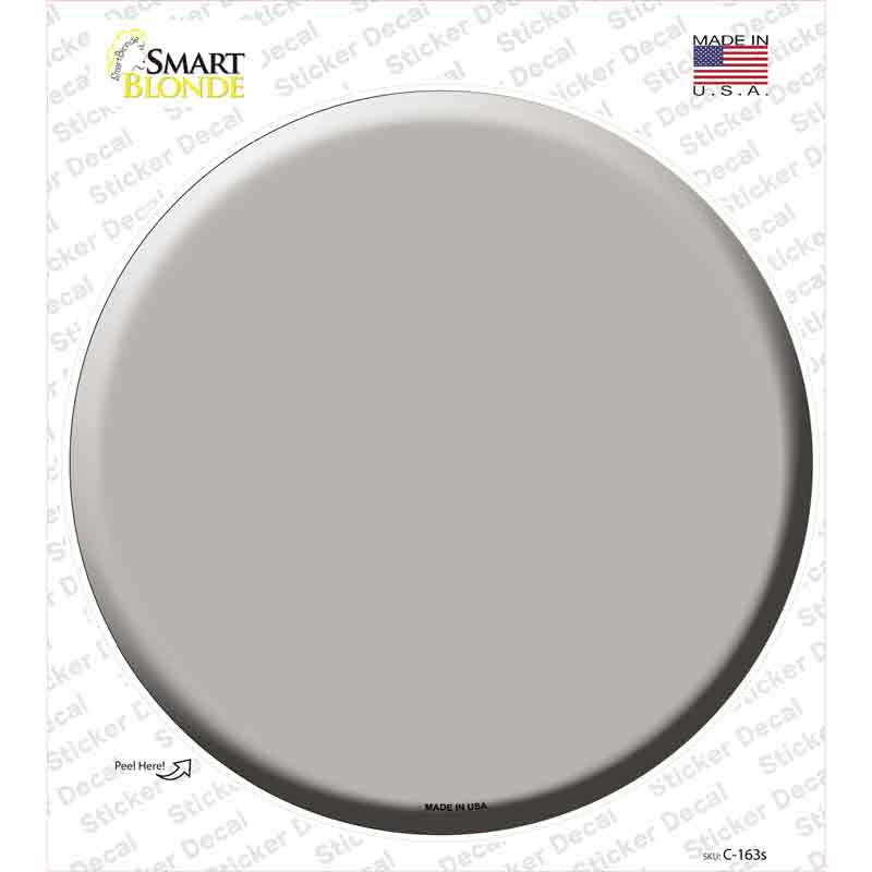 Tan Novelty Circle Sticker Decal