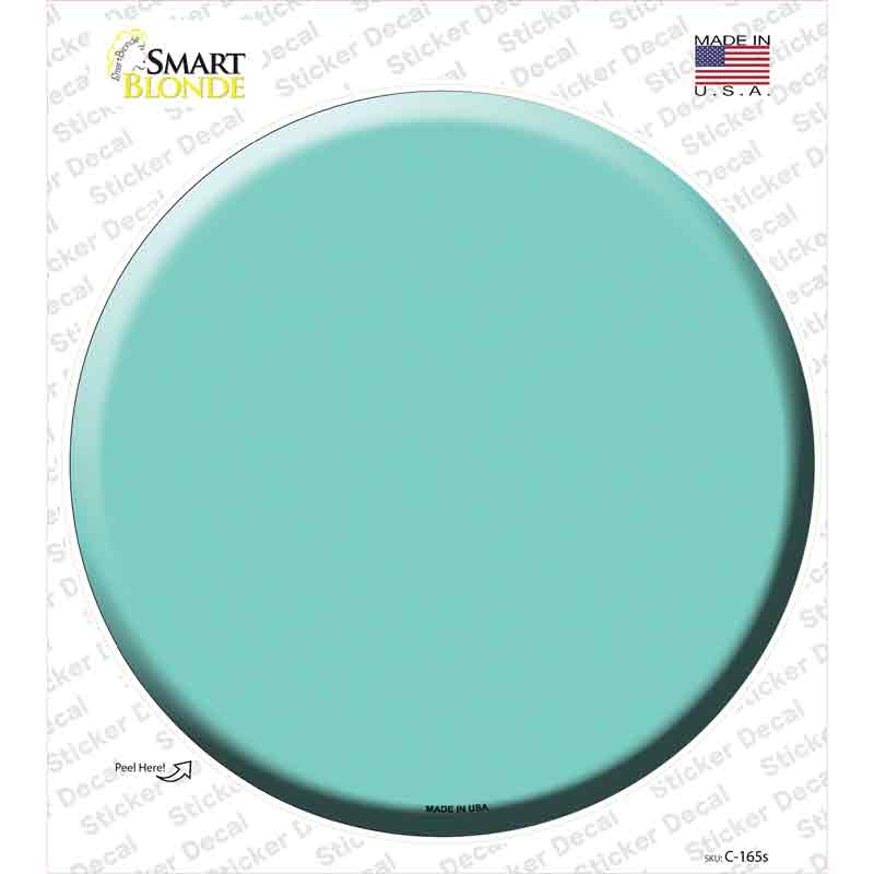 Mint Novelty Circle Sticker Decal