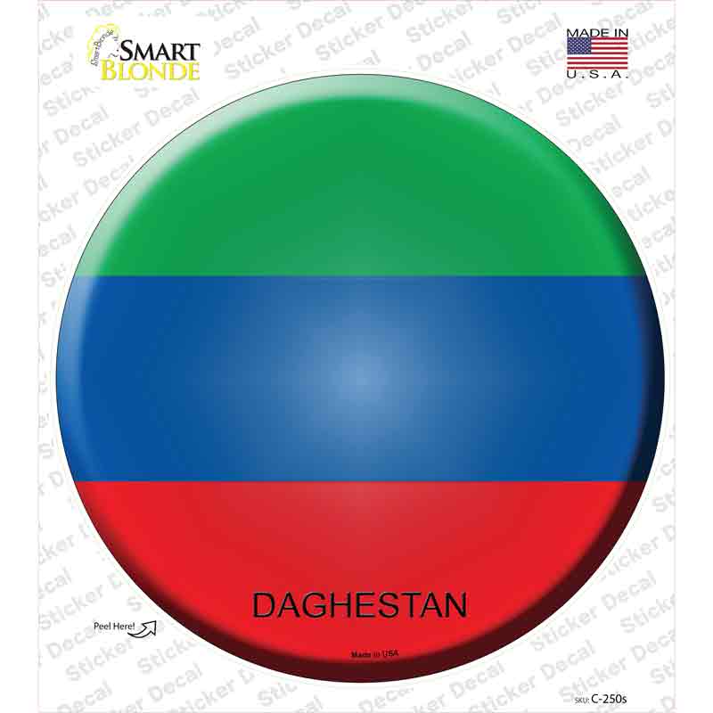 Daghestan Country Novelty Circle Sticker Decal