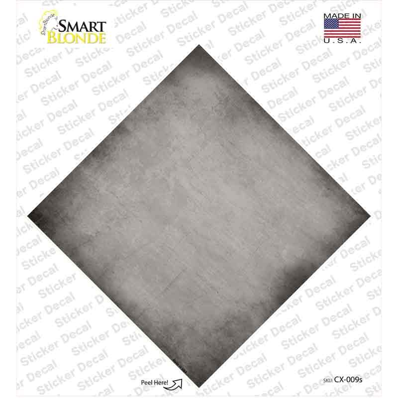 Gray Oil Rubbed Novelty Diamond Sticker Decal