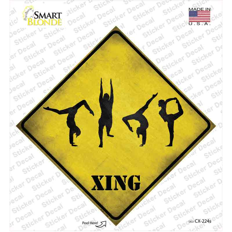 Yoga Group Xing Novelty Diamond Sticker Decal