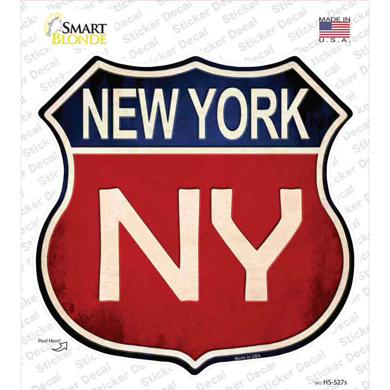 New York Novelty Highway Shield Sticker Decal