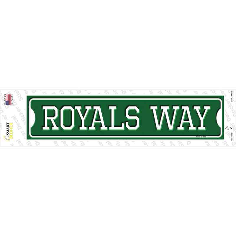 Royals Way Novelty Narrow Sticker Decal